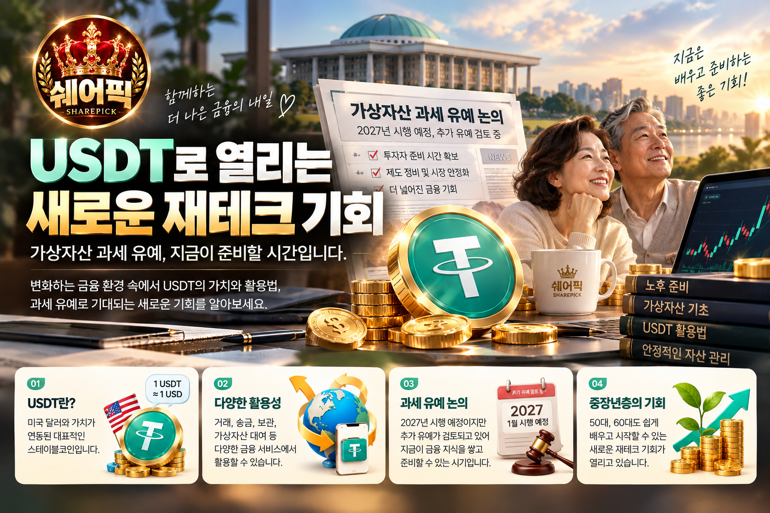 USDT 테더란? 가상자산 과세 유예와 함께 알아보는 2026년 새로운 재테크 기회 이미지 1